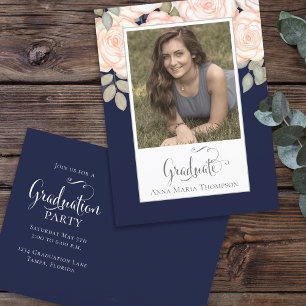Abschluss Foto Elegante Moderne Blumenflotte Blau Postkarte
