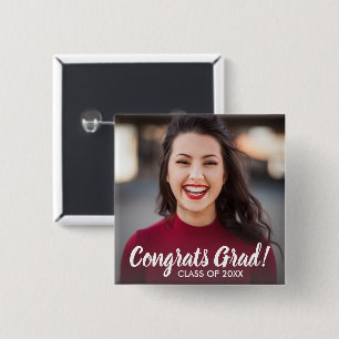 Abschluss Foto Glückwunsch Grad Klasse 20XX Benut Button