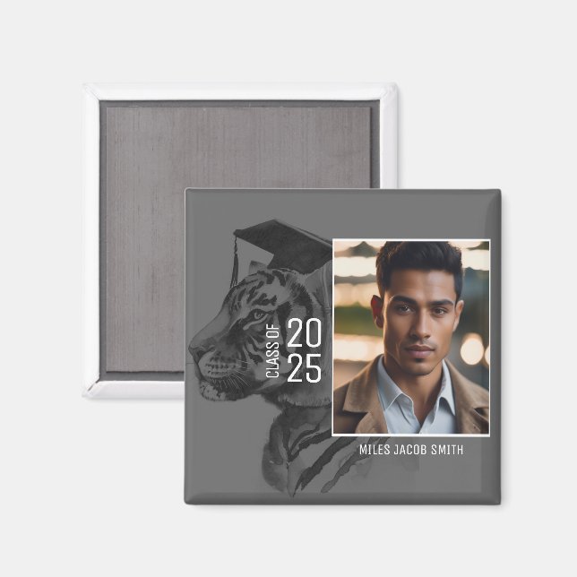 Abschluss Foto hinzufügen Magnet (Vorderseite/Rückseite)