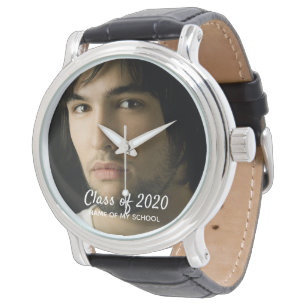 Abschluss Foto Mann Student Armbanduhr
