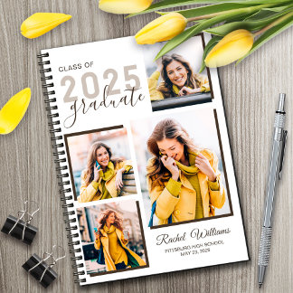 Abschluss-Foto-Notebook | Klasse 2025 Notizblock