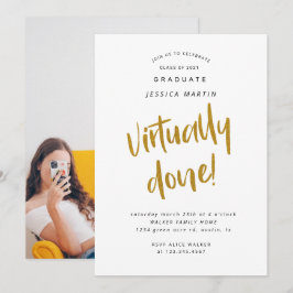 Abschluss Foto Party Einladung