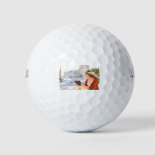 Abschluss Foto Party Golfball