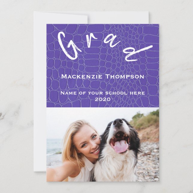 Abschluss Fotokarte Feiertagskarte (Vorderseite)