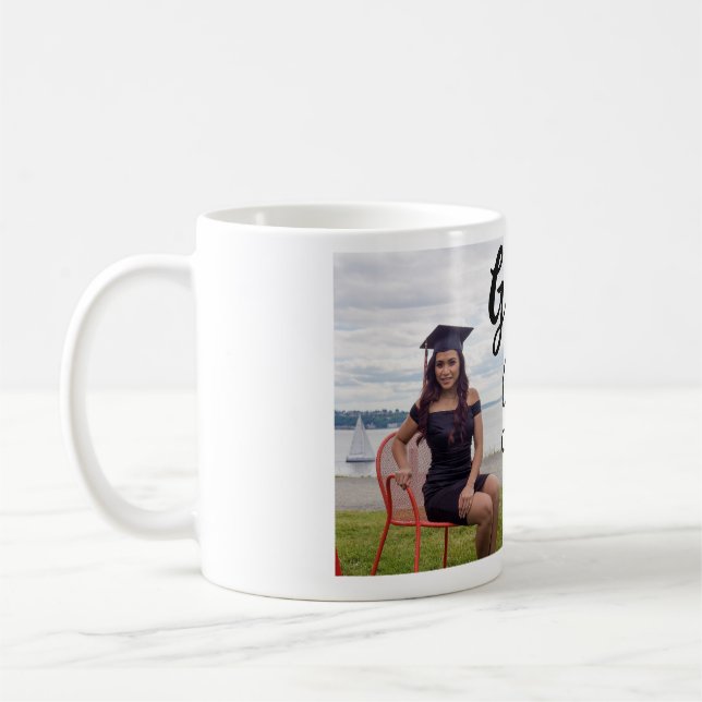 Abschluss fügen Name-Klasse von 20xx-Glückwünschen Kaffeetasse (Links)