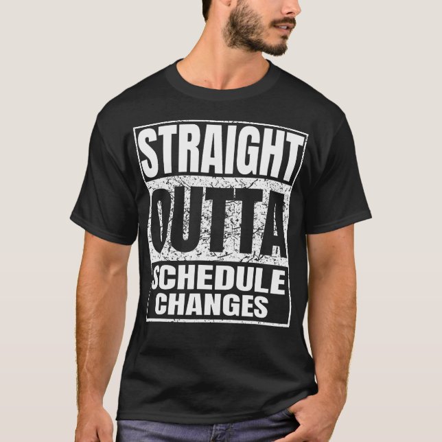 Abschluss für Änderungen des Ablaufplans für die d T-Shirt (Vorderseite)
