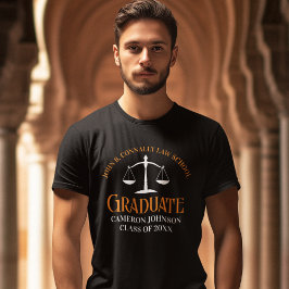 Abschluss für benutzerdefinierte Rechtswissenschaf T-Shirt