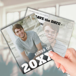 Abschluss für das Foto eines Jahrgangs Save the Da Postkarte