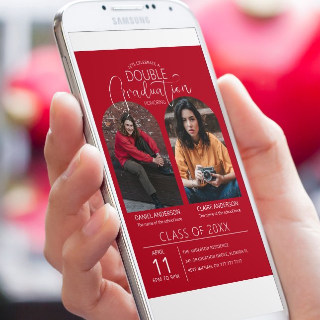 Abschluss für ein zweistufiges Foto Einladung (Von Creator hochgeladen)