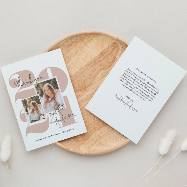 Abschluss für einfache Fotosammlung der Klasse 2 Dankeskarte (Von Creator hochgeladen)