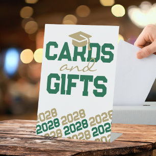 Abschluss für Green & Gold Cards & Gips Sockelschild