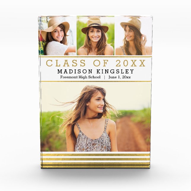 Abschluss für klassische Streifen Fotoblock (Vorderseite)