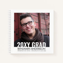 Abschluss für personalisierte Erinnerungen Notizbuch