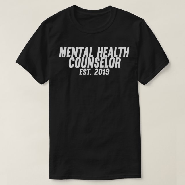 Abschluss für psychische Gesundheit T-Shirt (Design vorne)