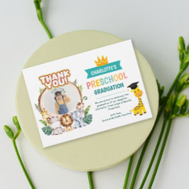 Abschluss für tierisches Foto Einladung