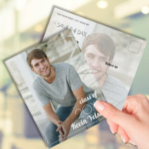 Abschluss für vertikales Foto Save the Date