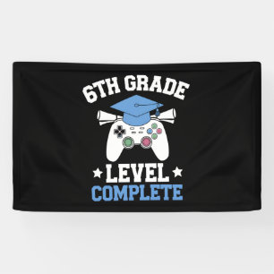 Abschluss für vollständige Gamer-Spiele der 6. Stu Banner