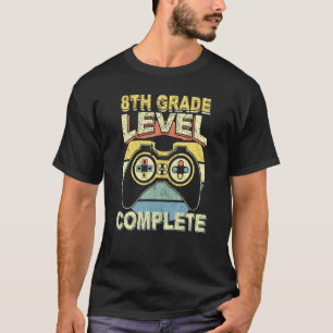Abschluss Gamer Abschluss der achten Klasse T-Shirt