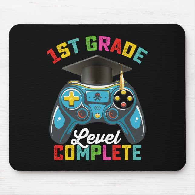 Abschluss-Gamer der 1. Stufe Mousepad (Vorne)