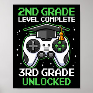 Abschluss-Gamer der zweiten Stufe bis zur dritten  Poster