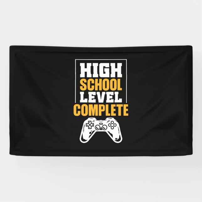 Abschluss-Geschenk | Abschluss der High School Banner (Horizontal)