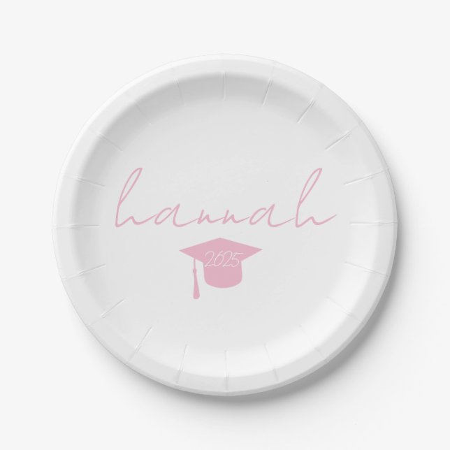 Abschluss-Geschenk / Abschluss-Geschenk für Ihre P Pappteller (Vorderseite)