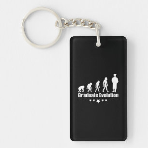 Abschluss-Geschenk Graduate Evolution Schlüsselanhänger
