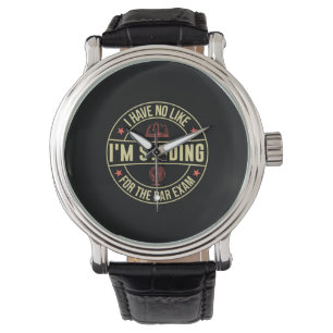 Abschluss-Geschenk Ich habe nichts, was ich tue Armbanduhr