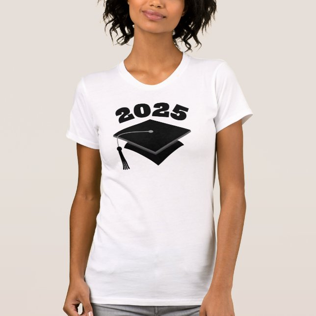 Abschluss-Geschenk-Klasse von 2025 T-Shirt (Vorderseite)