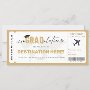 Abschluss Geschenkgutschein Überraschung Boarding