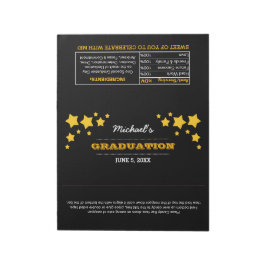 Abschluss Gevor Stars XL Candy Wrappers Notepad Notizblock
