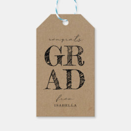 Abschluss Gift Favor Tag Geschenkanhänger