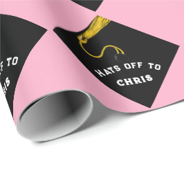 Abschluss Gift Pink Geschenkpapier