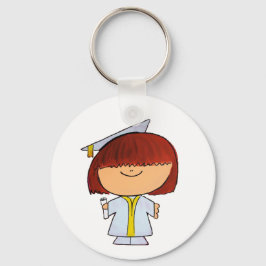 Abschluss Girl Schlüsselanhänger