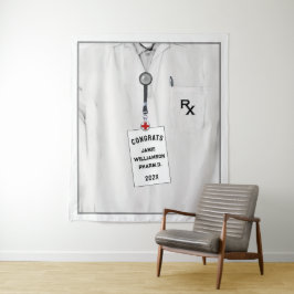 Abschluss-Glückwunsch der Creative Pharmacy School Wandteppich