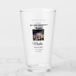 Abschluss-Glückwunsch fügen Name Foto City Date Cl Glas