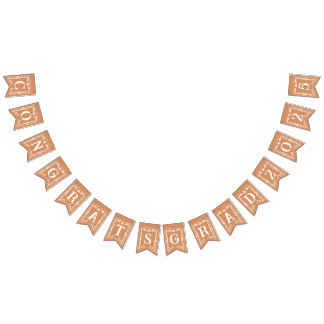 Abschluss Glückwunsch Grad 2025 Bannerdekor Wimpelkette