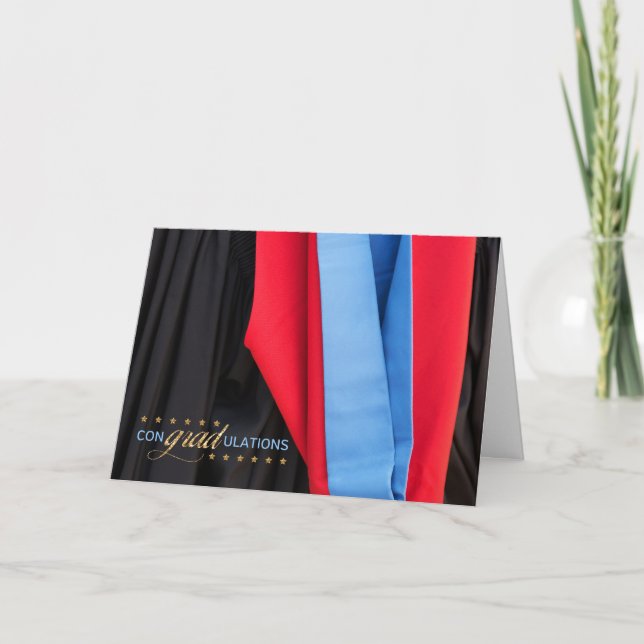 Abschluss Glückwunschkarte Karte (Vorderseite)