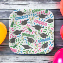 Abschluss Glückwunschs Champagne Confetti farbenfr