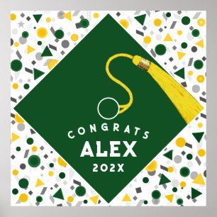 Abschluss Glückwunschs Poster