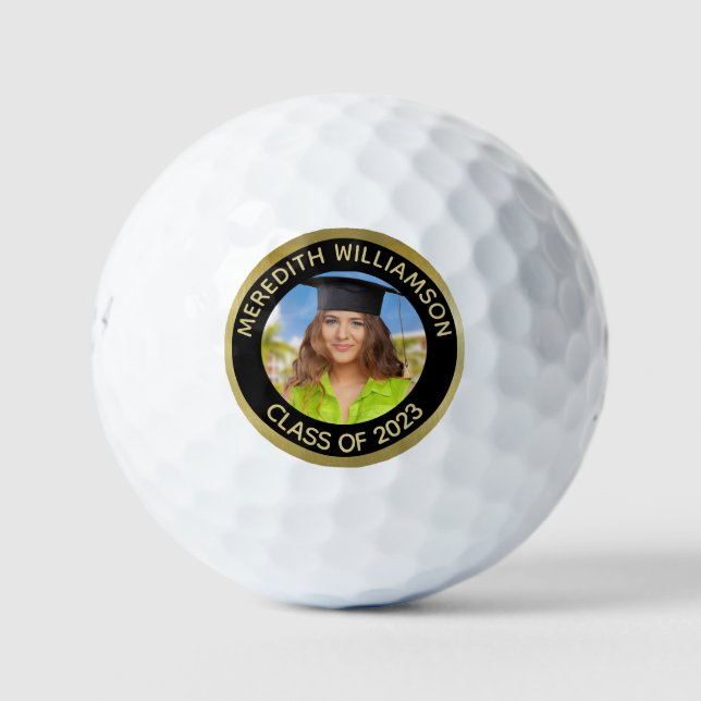 Abschluss Golf Foto Class 2023 Golfball (Vorderseite)