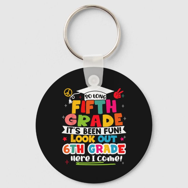 Abschluss Graduate Boys Girls Ki Schlüsselanhänger (Vorderseite)