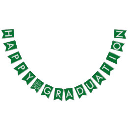 Abschluss Green School Bunting Banner