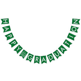 Abschluss Green School Bunting Banner
