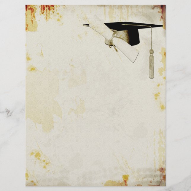 Abschluss Grunge Letterhead (Vorderseite)