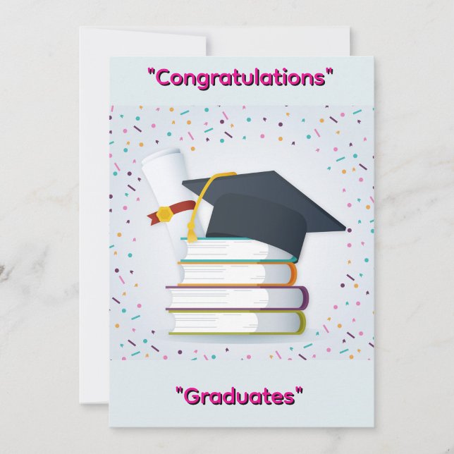 Abschluss Grußkarte Karte ("Celebrate Success")