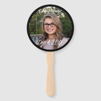 Abschluss Hand Fan, Foto Gefallen Graduate Fächer