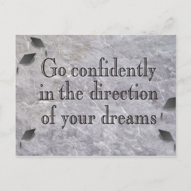 Abschluss Hats Ankündigungspostkarte (Vorderseite)