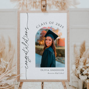 Abschluss Herzlichen Glückwunsch Begrüßung Poster