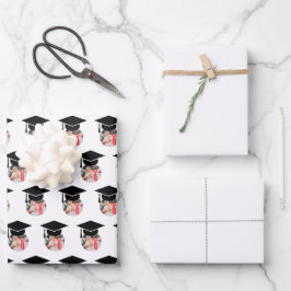 Abschluss Herzlichen Glückwunsch Packpapier Blätte Geschenkpapier Set